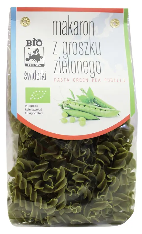 Makaron z Groszku Zielonego Świderki BIO 250 g Bio Europa