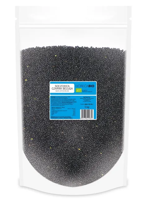 Soczewica Czarna Beluga BIO 5 kg Horeca