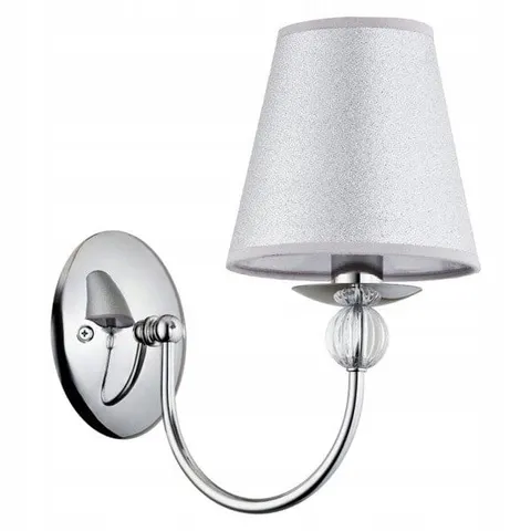 Lampa ścienna Kinkiet Emmanuelle 16710 Alfa 1xE14 LED Metal Chrom
