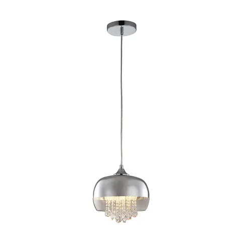 Lampa wisząca LUNA 1xE14 chrom kryształki Milagro ML3802