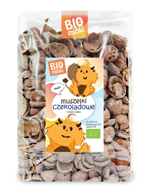 Muszelki Czekoladowe BIO 300 g Biominki