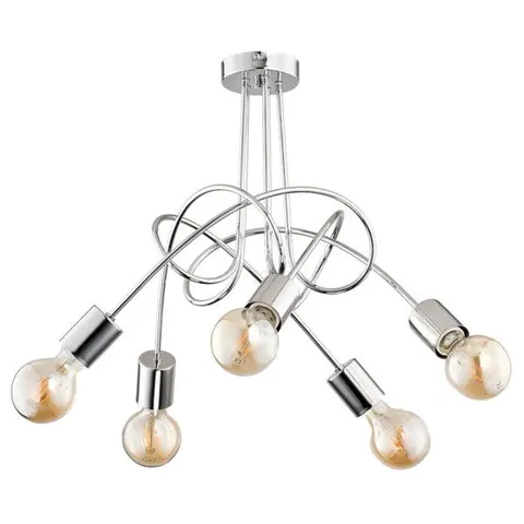 Lampa sufitowa TANGO CHROM 5xE27 Alfa 24465 chrom