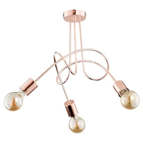 Lampa sufitowa TANGO COPPER 3pł Alfa 24323 miedź