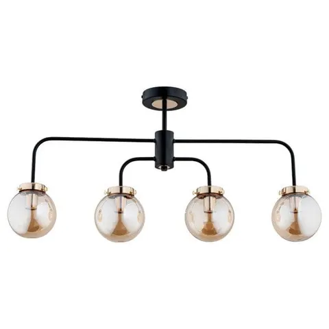 Lampa sufitowa Linio 25504 Alfa 4xE14 LED Metal Czarny - Złoty