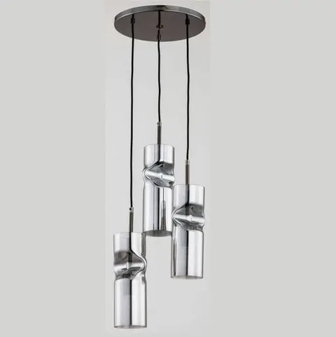 Lampa wisząca KAPRIS 3pł Alfa 61017 grafit