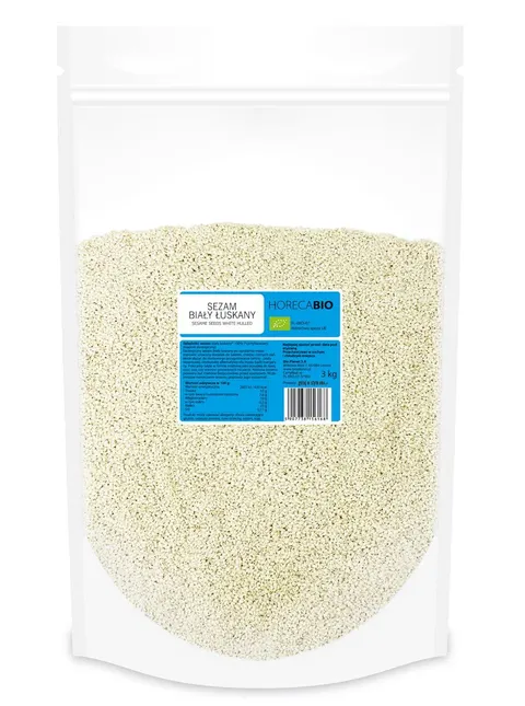 Sezam Biały Łuskany BIO 3 kg Horeca