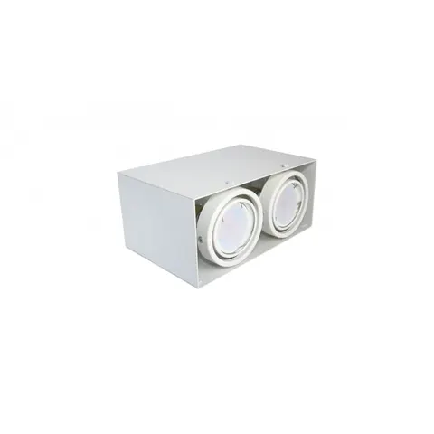 LAMPA SUFITOWA BLOCCO BIAŁA 2x7W GU10 LED | ML478 Milagro