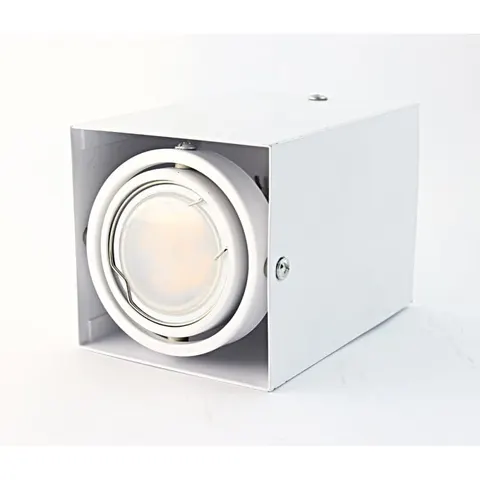 LAMPA SUFITOWA BLOCCO BIAŁA 1x7W GU10 LED | ML476 Milagro