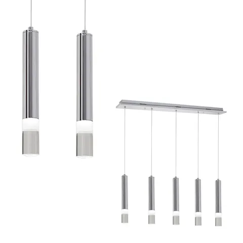 Lampa wisząca ICE ML323 Milagro 25W LED Metal + Akryl Chrom