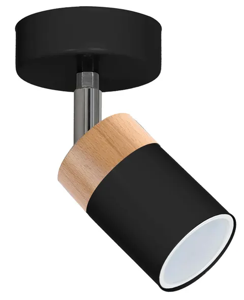 Kinkiet JOKER BLACK/WOOD MLP6303 Milagro