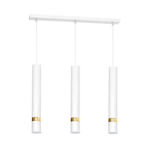 Lampa wisząca JOKER WHITE/GOLD 3xGU10 | MLP6082 Milagro