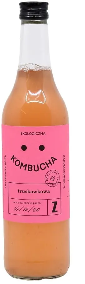 ❄️ Kombucha Truskawkowa BIO 500 ml Zakwasownia