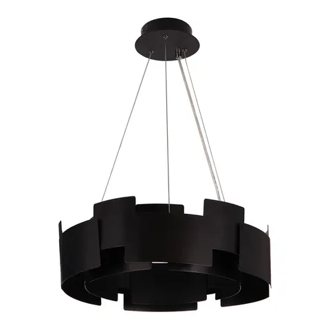 Lampa wisząca TORINO 24W LED czarna ML6141 Milagro