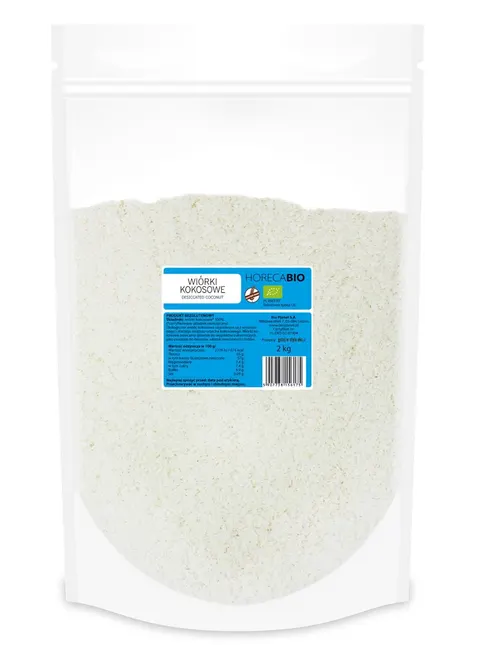 Wiórki Kokosowe Bezglutenowe BIO 2 kg Horeca