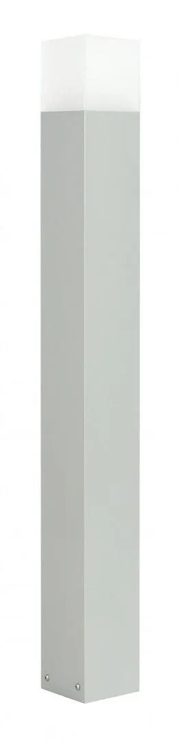 Lampa stojąca słupek ogrodowy Cube Max CB-MAX 1000 AL SU-MA E27, 1 x max 20 W, 230V Srebrny