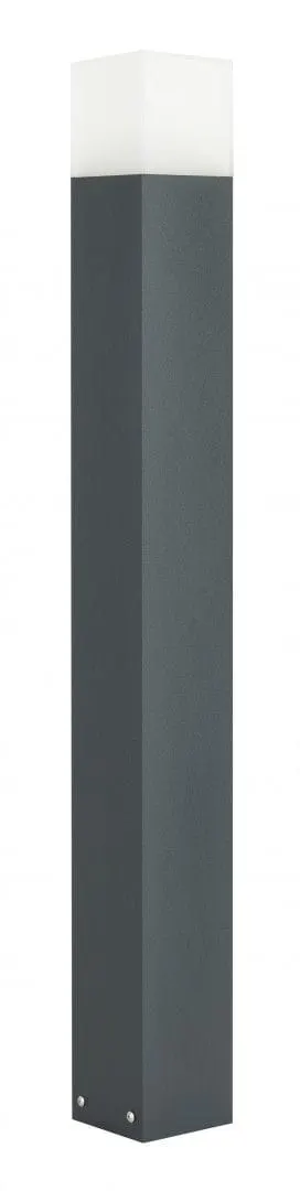 Lampa stojąca słupek ogrodowy Cube Max CB-MAX 1000 DG SU-MA E27, 1 x max 20 W, 230V Ciemny popiel