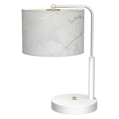 Lampa stołowa SENSO WHITE/GOLD 1xE27 Milagro MLP7310