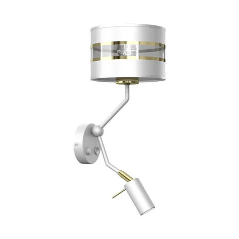 Kinkiet ULTIMO WHITE 1xE27 1x mini GU10 | MLP7346 Milagro