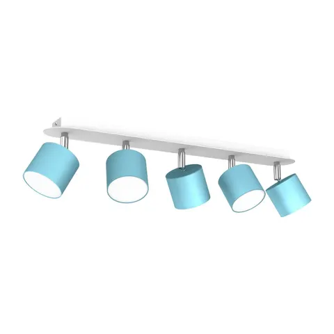 Lampa wisząca sufitowa DIXIE MLP7608 Milagro 5xGX53 Metal Niebieski / Biały