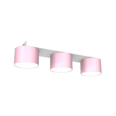 Lampa sufitowa DIXIE Pink/White 3xGX53 | MLP7555 Milagro