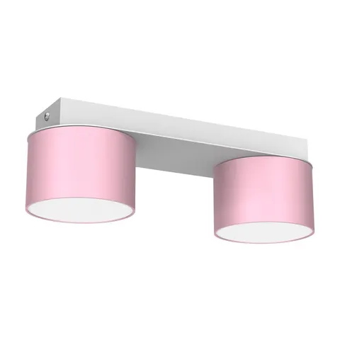 Lampa sufitowa DIXIE Pink/White 2xGX53 | MLP7554 Milagro
