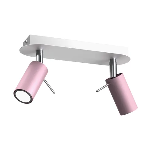 Lampa sufitowa PRESTON PINK/WHITE 2x mini GU10 | MLP7627 Milagro