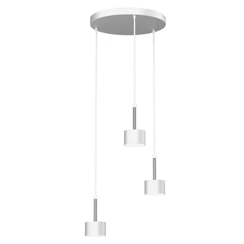 Lampa wisząca ARENA WHITE/SILVER 3xGX53 Milagro MLP7780
