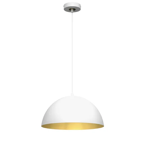 Lampa wisząca BETA MLP7897 Milagro 1xE27 Metal Biel / Złoty