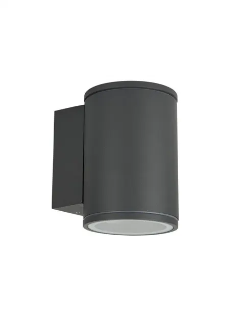 Popielata zewnętrzna lampa ścienna kinkiet na elewację SU-MA M1456 DG Adela Midi GU10 IP54