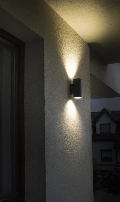 Lampa elewacyjna ADELA MIDI kinkiet góra dół IP54 SUMA grafit M1457 DG