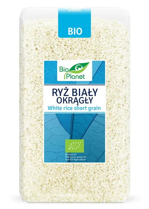 Ryż Biały Okrągły BIO 1 kg Bio Planet