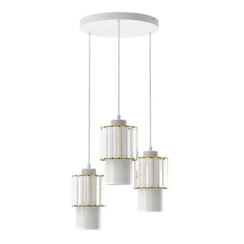 Lampa sufitowa BLANCO 3xE27 kryształki Milagro MLP8366
