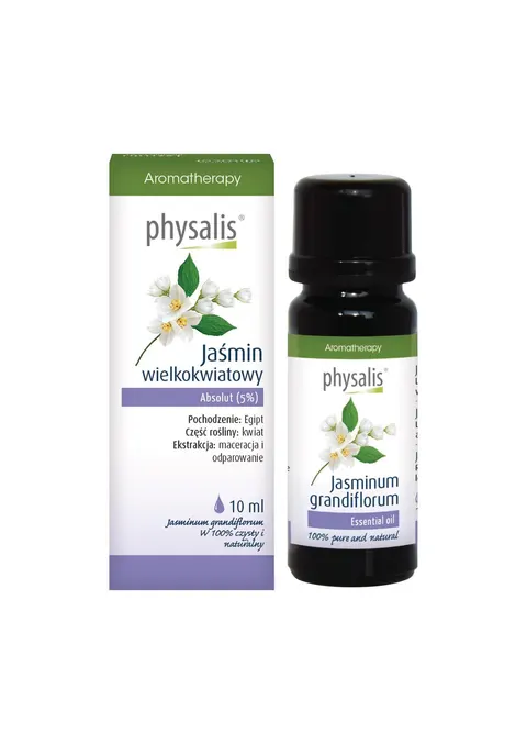 Olejek Spożywczy Jaśmin Wielkokwiatowy Absolut Jasmijn 10 ml Physalis