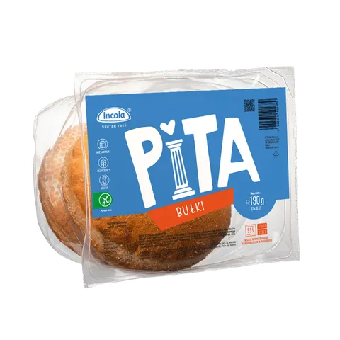 Bułki Pita Bezglutenowe 2 szt., 190 g Incola