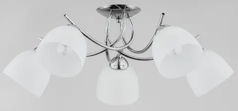 Lampa sufitowa Marisa 27565 Alfa 5xE27 LED Metal/Szkło Chrom