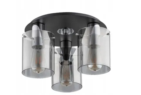 Lampa sufitowa Atman 62195 Alfa 3xE27 LED Metal Czarny - Chrom