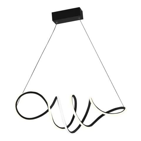 Lampa wisząca LOCA 56W LED czarna Milagro ML5756 4000K