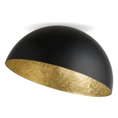 Plafon SFERA 35 cm czarny złoty SIGMA 32474