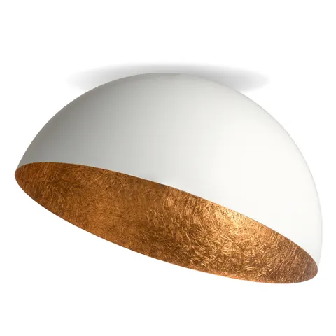 Plafon SFERA 35 cm biały miedziany SIGMA 32462
