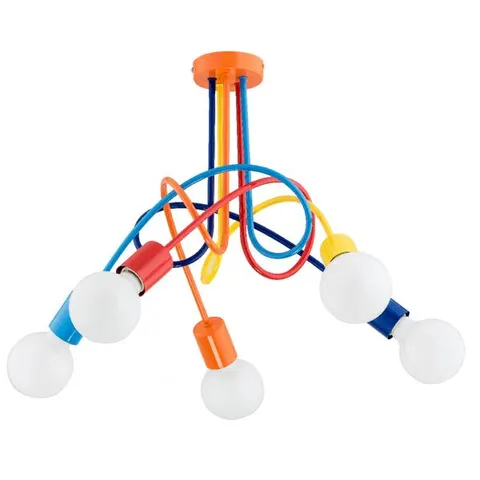 Lampa sufitowa TANGO COLOR 5xE27 Alfa 28265 Mix