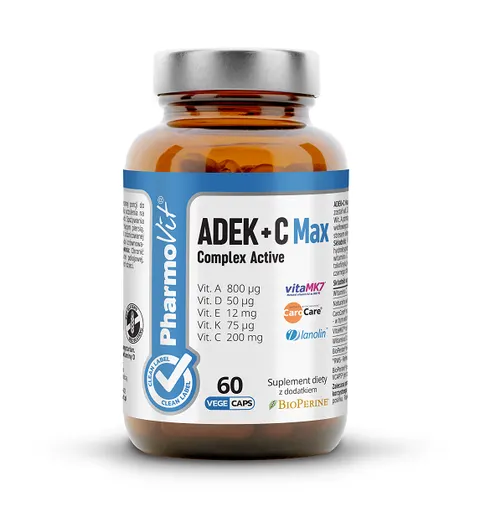 Pharmovit ADEK+C Max Complex Active suplement diety 60 kapsułek