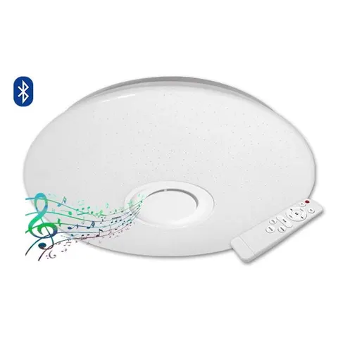 Plafon PORTO RGBW 46W LED lampa Głośnik Bluetooth+Pilot 40cm CCT