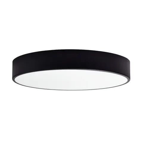 Plafon CLEO 50cm czarny 4xE27 kinkiet Temar klosz szklany mleczny