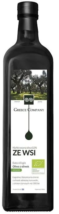Oliwa z Oliwek Extra Virgin ze Wsi BIO 500 ml Greece Company