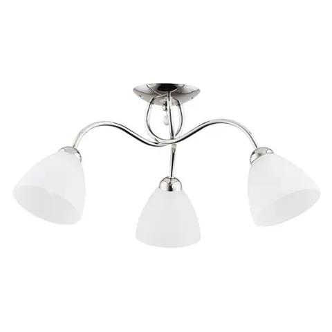 Lampa sufitowa AMARILLO 3xE27 chrom białe klosze Alfa 23743