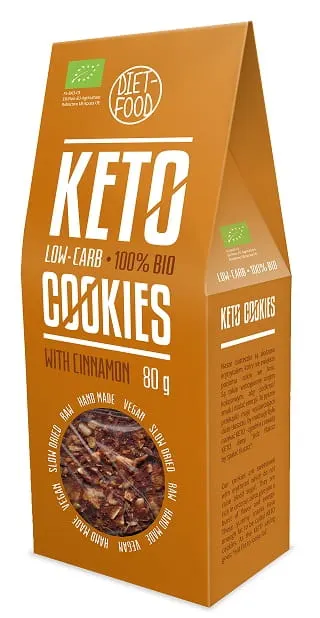 Ciasteczka KETO z Cynamonem BIO 80 g Diet Food