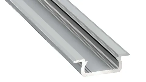 Profil LED LUMINES typ Z srebrny anodowany 2 m wpuszczany meblowy