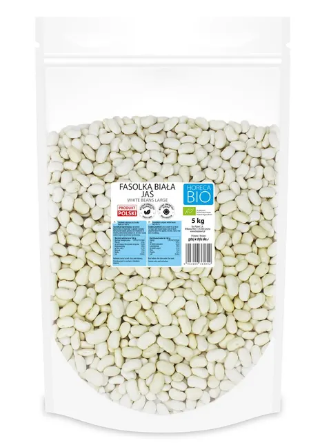 Fasolka Biała Jaś BIO 5 kg Horeca