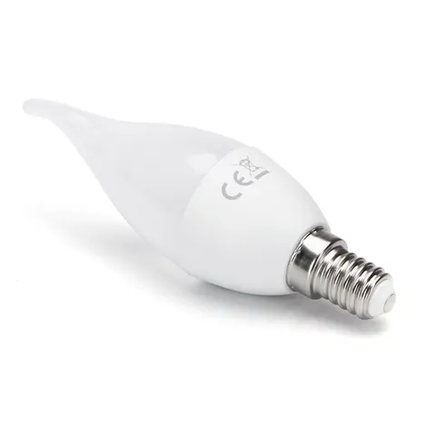 Żarówka E14 4W 340Lm płomyk zimna barwa światła 6400K Aigostar