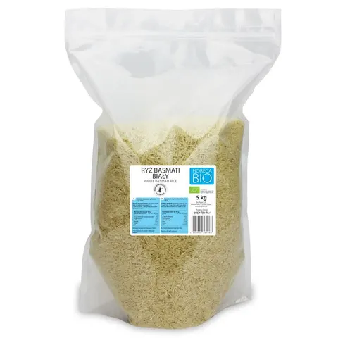 Ryż Basmati Biały Bezglutenowy BIO 5 kg Horeca